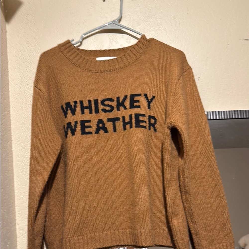 Whiskey Weather Tan Sweater